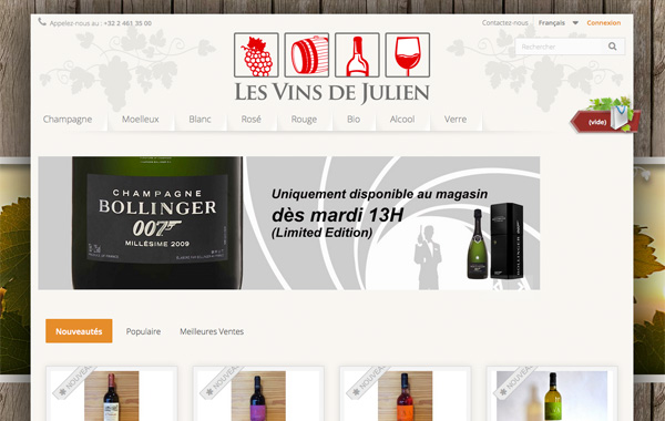 Les vins de Julien